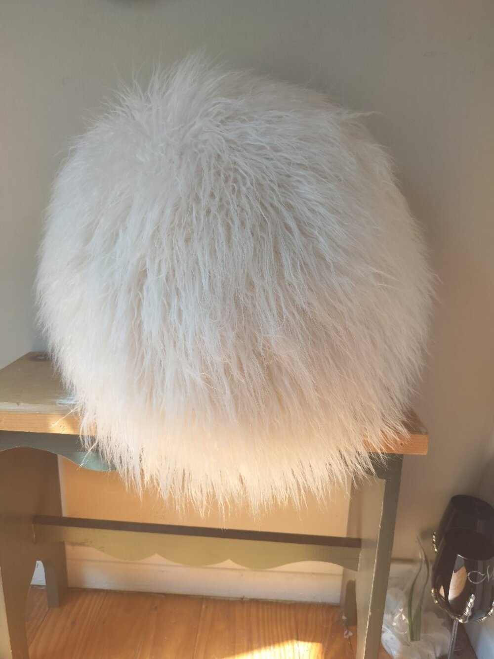 Large White Pottery Barn Accent Pillow